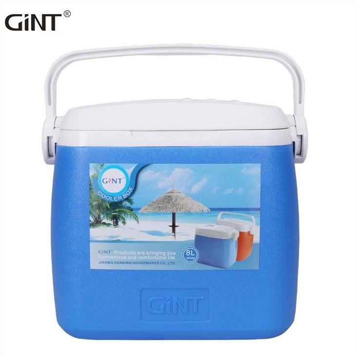 Small Lightweight Portable Foam Insulated Plastic Thermal Hard Ice Cooler Box