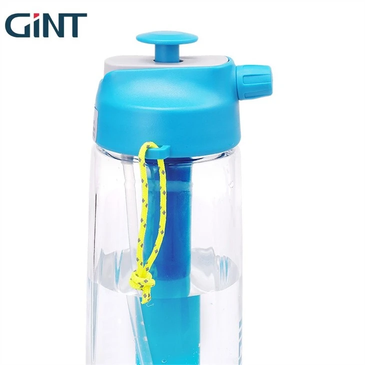 china Summer Spray Mist Water Bottle Portable Tritan Plastic Large Bottle Cup With Time Marker